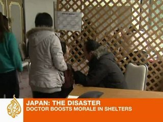 Japan doctor boosts morale