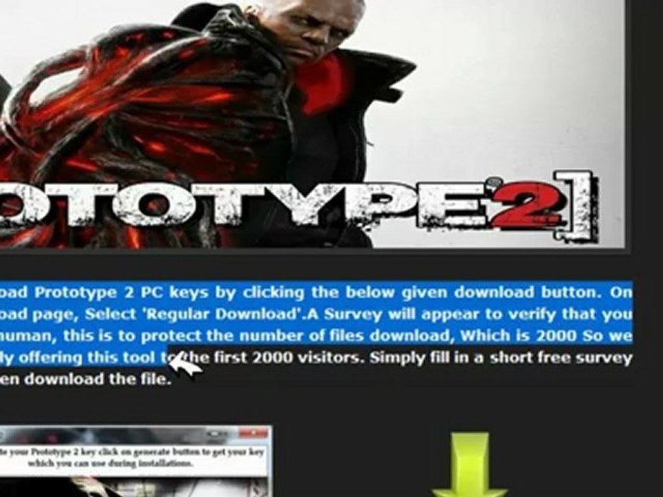 Prototype 2 free and working game keys....and multiplayer crack