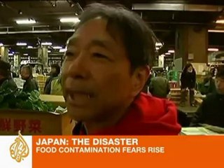 Japan food contamination fears rise