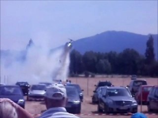 ST CYPRIEN: L HELICO MET FIN A L ENORME INCENDIE DE VOITURES