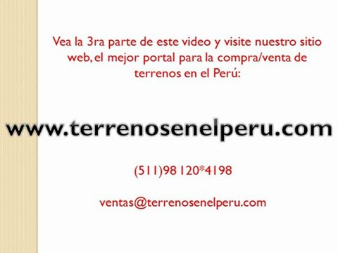 Como evitar ser estafado con tu nuevo terreno pt. 2