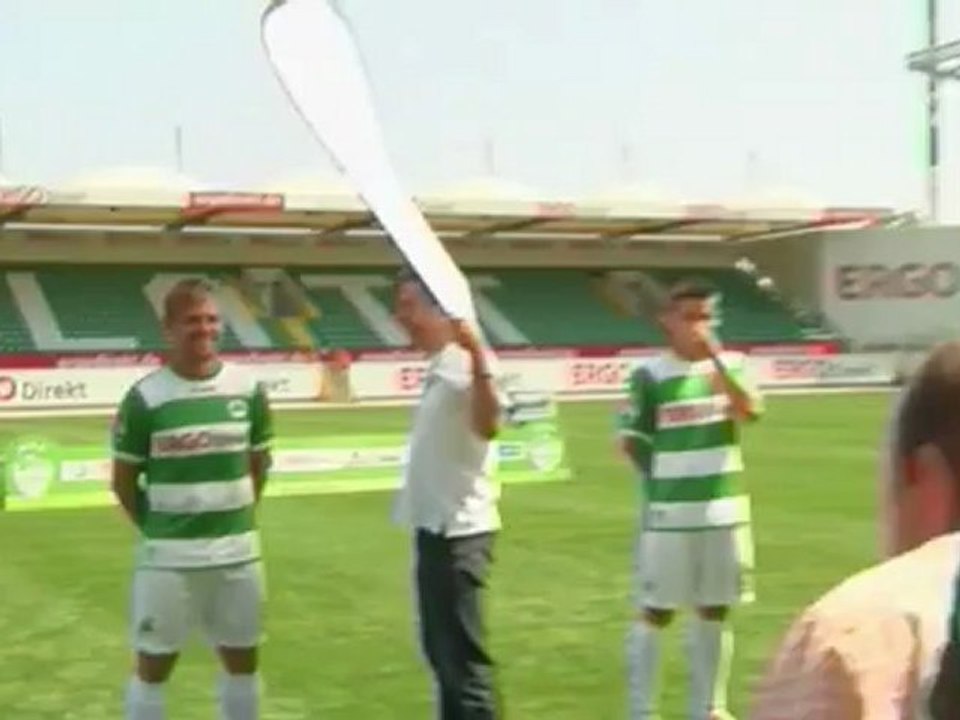 Greuther Fürth macht Mannschaftsfoto