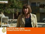 Libyan women fleeing Ajdabiya describe ordeal