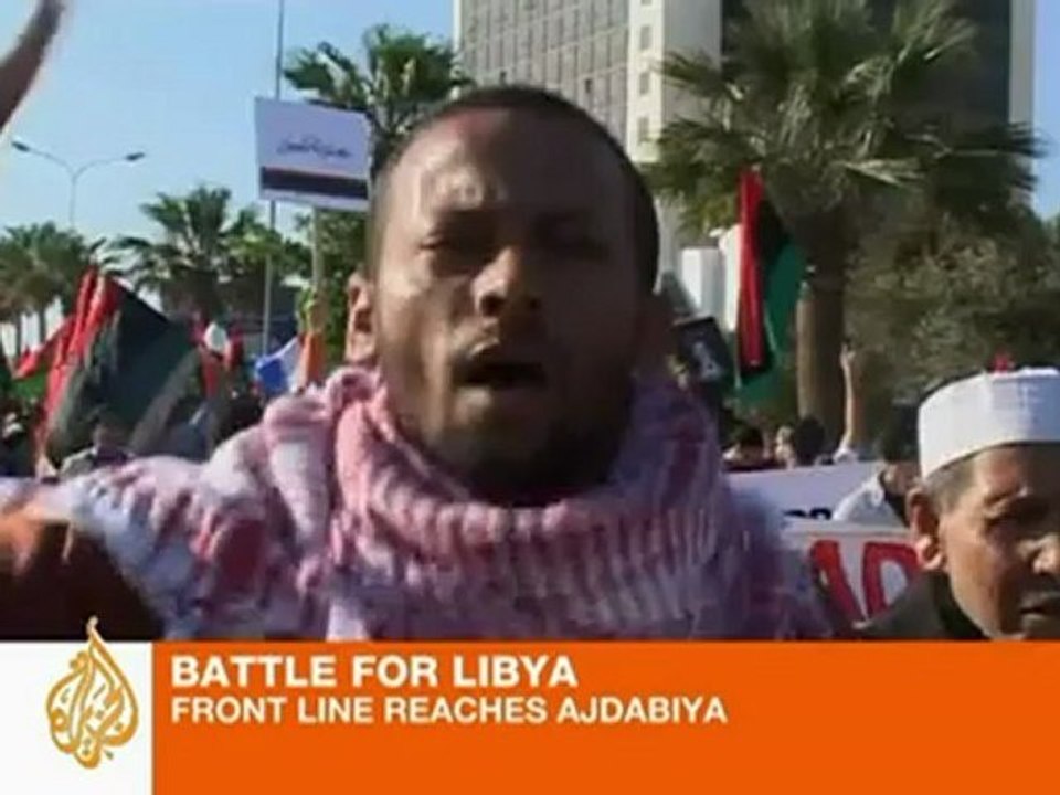 Front line reaches Ajdabiya