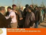 Libyan fighters defiant despite mounting toll
