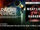 Charttraxx Karaoke - Bat Out of Hell - Karaoke Version In the Style of Meat Loaf - KaraokeExperience