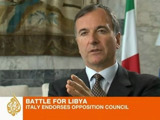 Franco Frattini talks to Al Jazeera