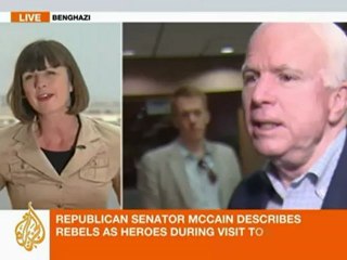 McCain: Libya's rebels 'my heroes'