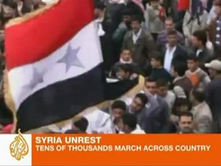 Syrian protests on video