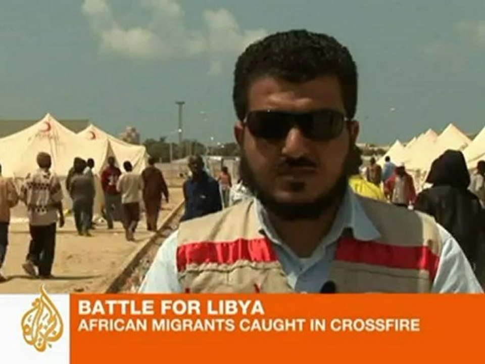 Migrants caught in Libya crossfire