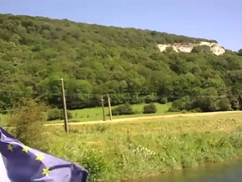 voyage avec le jouffroy sur les berges du doubs