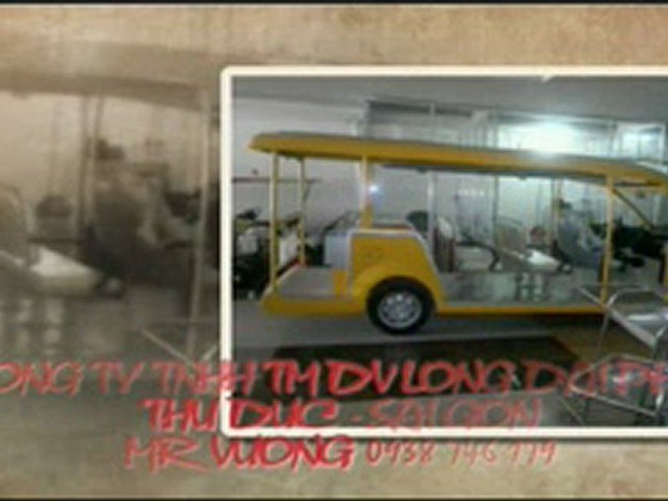 XE ĐIỆN CHỞ KHÁCH LANGQING - XE ĐIỆN CŨ CHO KHACH 4 CHỖ YAMAHA  0938 746 179