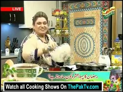 Masala Mornings with Shireen Anwar - 25th July 2012 Part 1