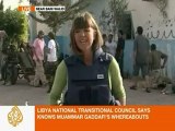 Al Jazeera's Sue Turton reporting from Bani Walid