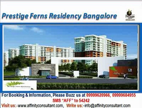 Prestige Ferns Residency @ 09999620966, Prestige Ferns Residency Sarjapur Road, Prestige Sarjapur Bangalore