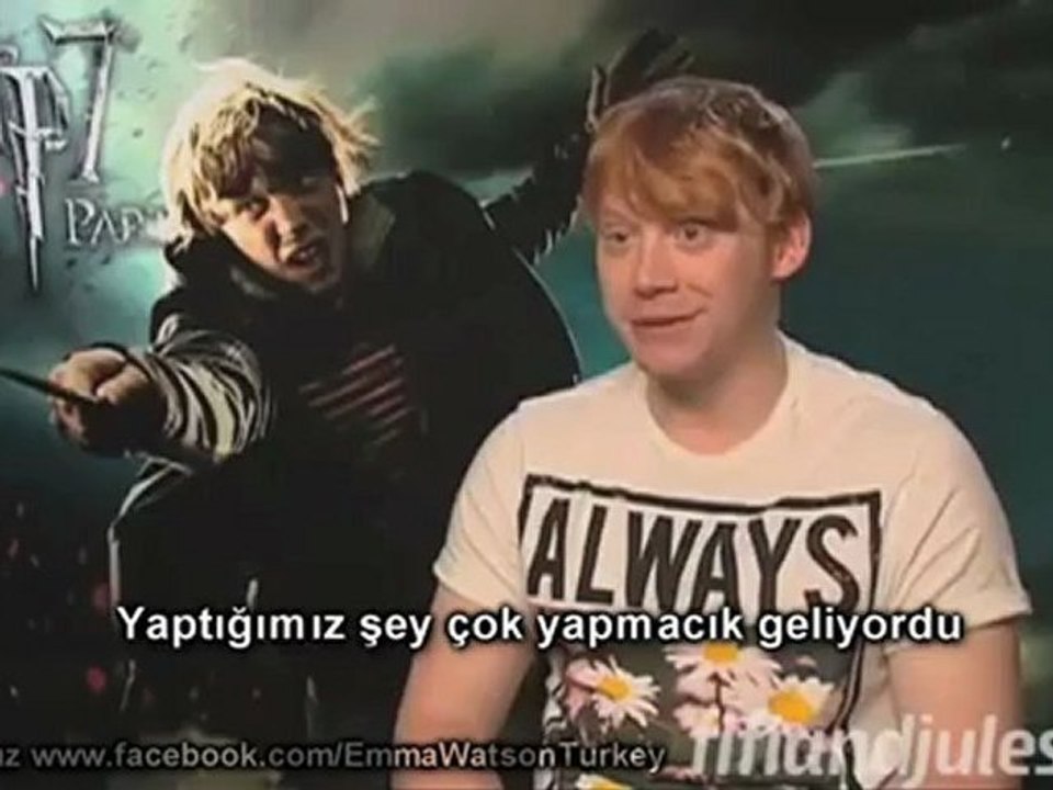 Emma Watson ve Rupert Grint'ten Öpüşme Sahnesini Puanlamaları İsteniyor