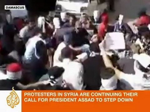 A witness speaks to Al Jazeera from the Syrian capital