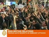 Iranian protesters storm UK embbassy in Tehran