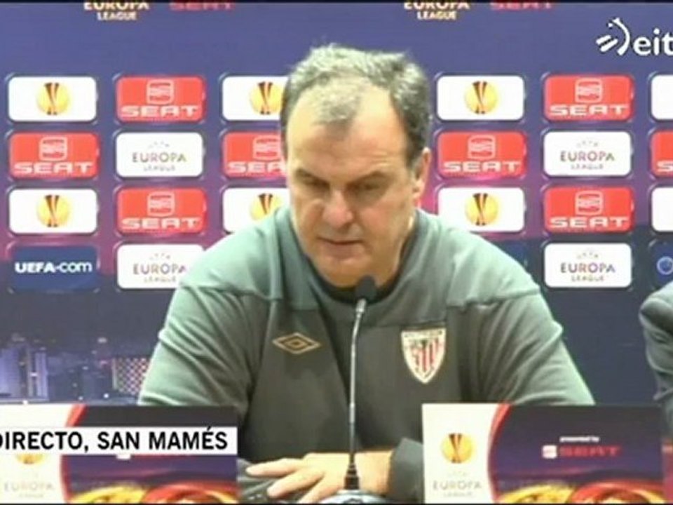 Europa League: Bielsa 'alegría jugadores'