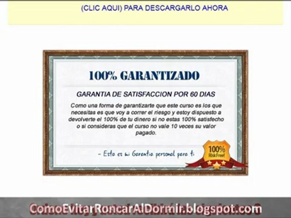 Cómo Evitar Roncar Cuando Duermo - Cómo Dormir Sin Roncar