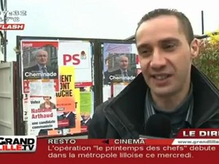 Présidentielle 2012 militant à Lille
