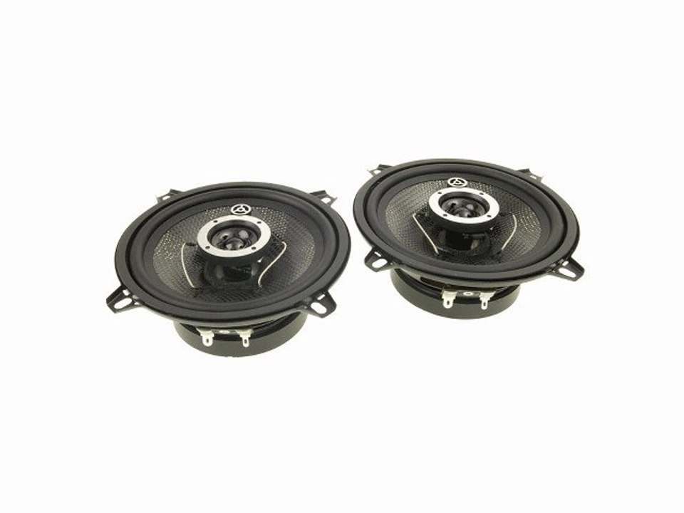 2 Haut-parleurs 3 voies fibre de carbone Ø 130 : 140W : Sdx car audio