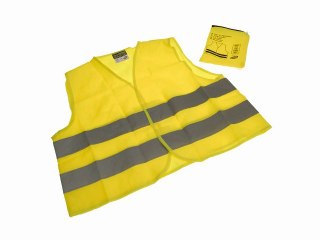 Gilet de signalisation adulte avec sac de rangement : Autoselect