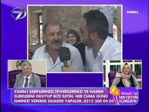 25 Temmuz 2012 Emre ERMİŞ Eyüpsultanda ikbal hayatın içinden canlı bağlantı