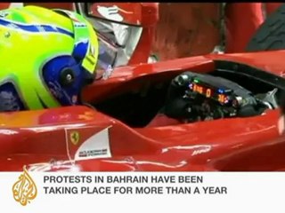 Groups protest against Bahrain's Formula One race