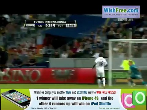 Gareth Bale Amazing Super Header goal for Tottenham Vs LA Galaxy