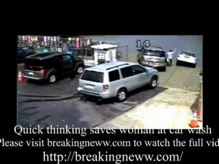 Car Wash Customer Saved From Dangerous River Plunge