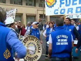 Striking Argentines demand tax cuts