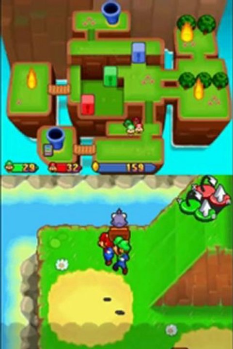 mario et luigi les frères du temps parti6 panic a Yoshis island