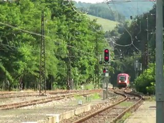 ARRIVEE DU TER EN GARE DU MONASTIER
