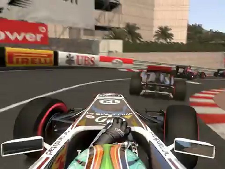 F1 2011 - GP de Monaco - Départ en onboard (1er tour)