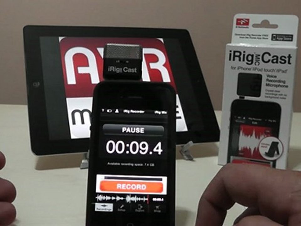iRig Mic Cast: Ottimo microfono per iPhone, iPod Touch e iPad - AVRMagazine.com