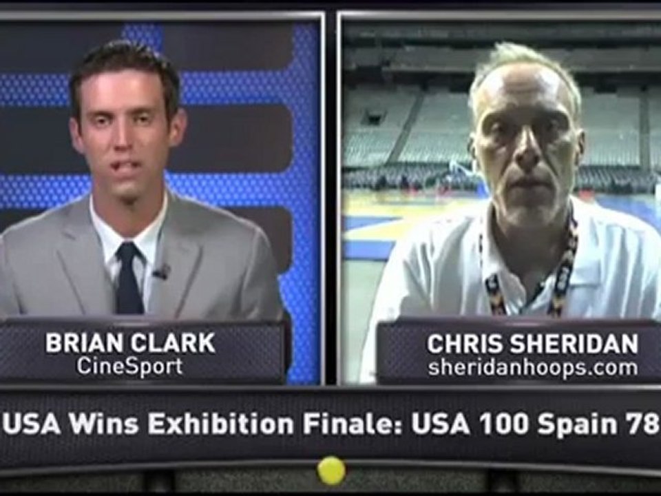 Carmelo, USA Beat Spain, Set for London