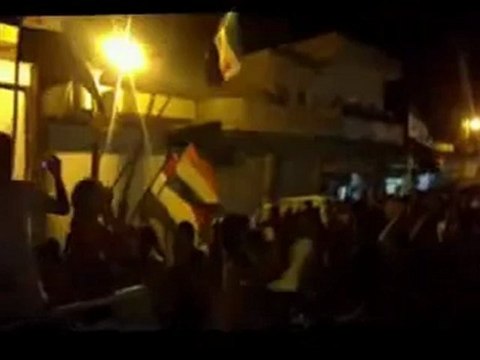 Syria فري برس الحسكه عامودا عزاء الشهيد نجرفان وشفان 25 7 2012 ALhasaka