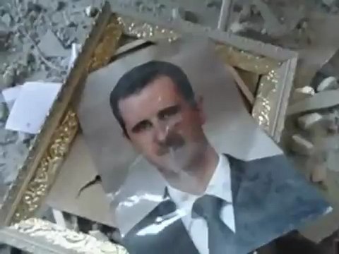Syria فري برس درعا المحطة اثار القصف للنظام الاسدي 24 7 2012 ج2 Daraa