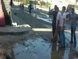 Syria فري برس درعا المحطة  اثار الدمار الذي خلفته عصابات الاسد 24 7 2012 ج2 Daraa