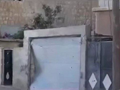 Syria فري برس ريف دمشق الدمار الذي لحق بجامع الزهراء زبداني 23 7 2012 ج3 Damascus