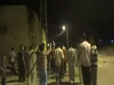 Syria فري برس حلب مظاهرة بعد صلاة الفجر في حي النيرب 24 7 2012م Aleppo