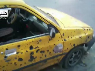 Syria فري برس حلب   حي سيف الدولة   آثار القصف على الحي 24 7 2012 Aleppo