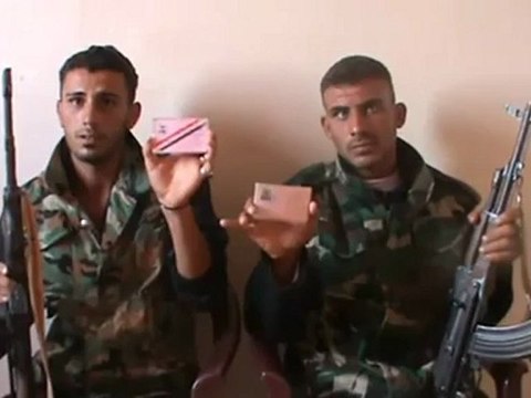 Syria فري برس حمص عملية انشقاق عناصر بالتعاون مع كتيبة الفاروق في الحولة 23 7 2012 Homs