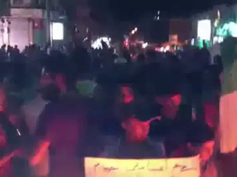 Syria فري برس حلب الأشرفية مظاهرة مسائية من شارع آزادي 23 7 2012 ج6 Aleppo