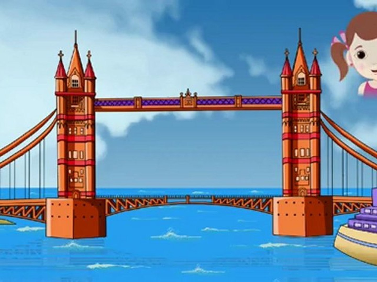 London Bridge Is Falling Down Nursery Rhymes With Full Lyrics Video Dailymotion