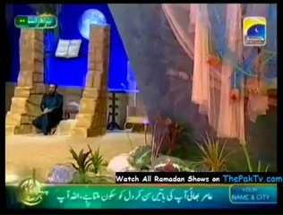 Seher Amir Liaquat Kay Sath By Geo TV - 26th July 2012 - Part 3/3