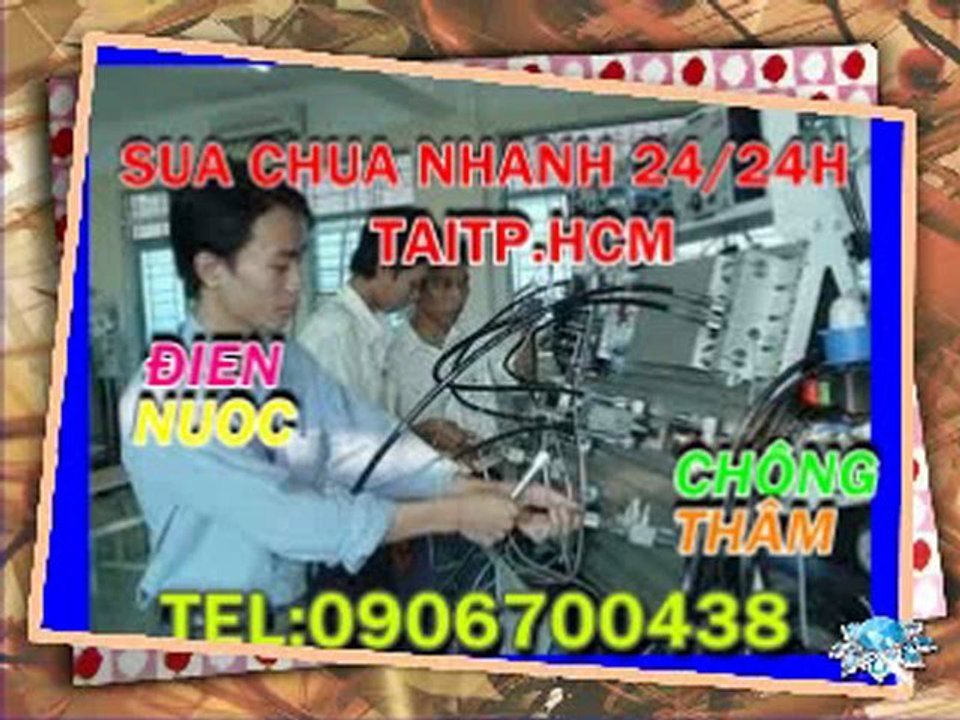 THỢ SỬA ĐIỆN NƯỚC TẠI QUẬN TÂN BÌNH TPHCM 0906700438