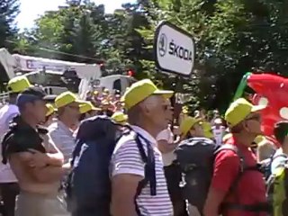 LE TOUR DE FRANCE A LA PLANCHE DES BELLES FILLES