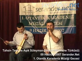Tahsin Terzi-Aşık Süleyman Göksal'dan Sürmene Türküleri